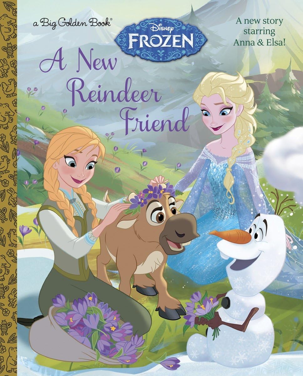 A New Reindeer Friend (Disney Frozen: Big Golden Books) Fairy Tales & Legends