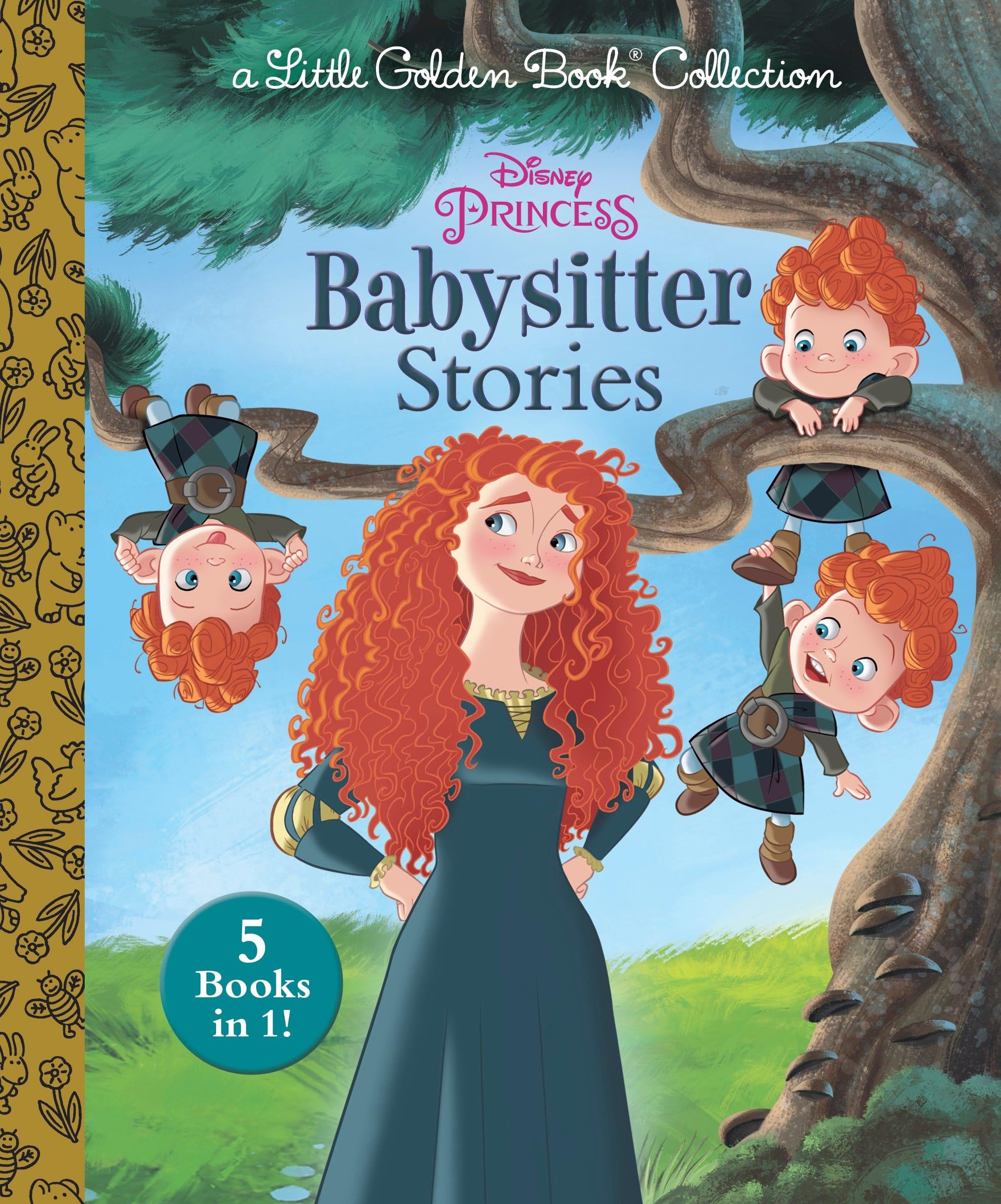 Disney Princess Babysitter Stories (Little Golden Book Collection) Fairy Tales & Legends