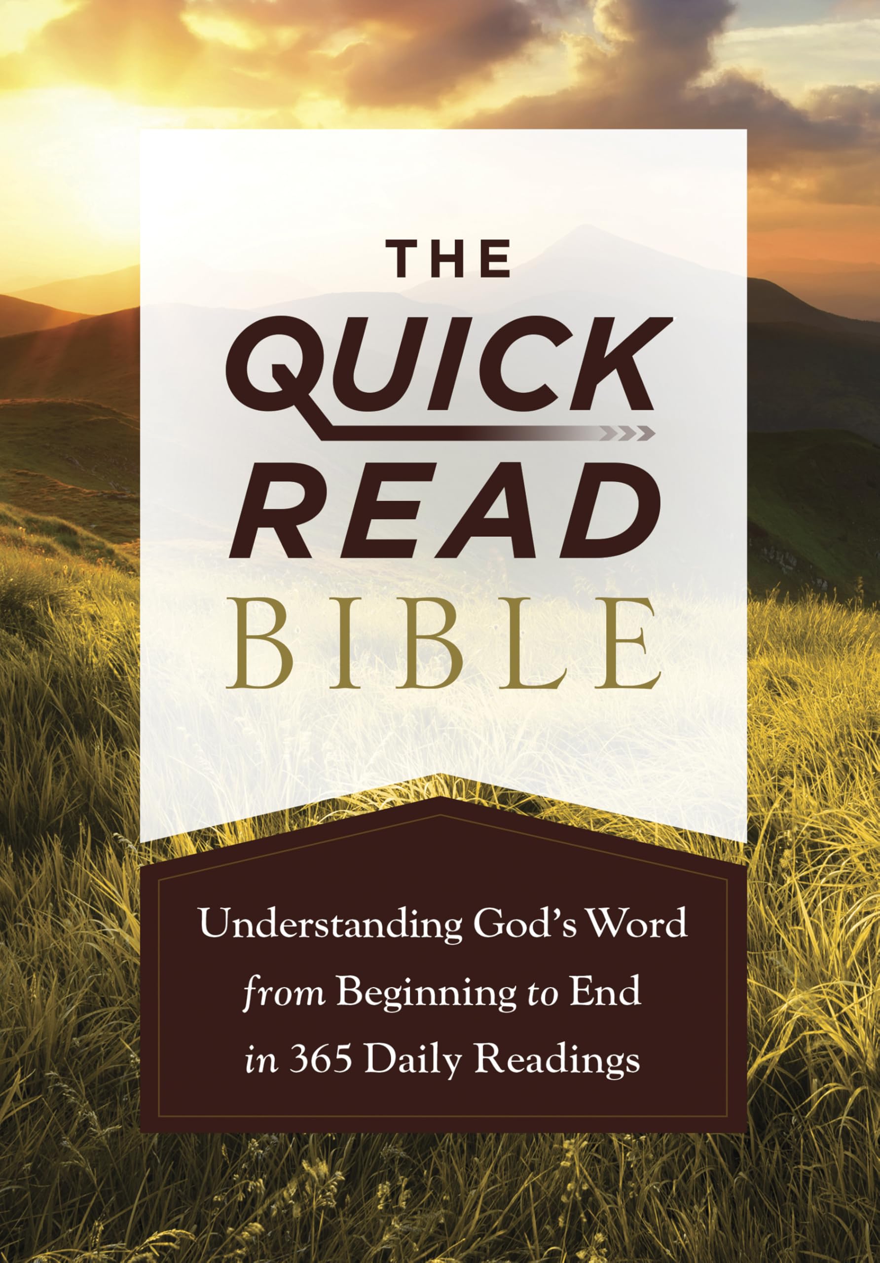 The Quick-Read Bible: Understanding God's Word from Beginning to End in 365 Daily Readings Religion & Esotericism