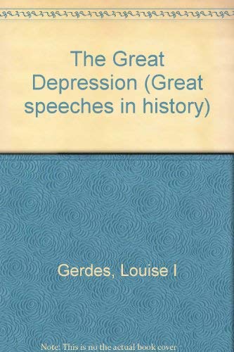 The Great Depression (Great Speeches in History) Health, Nutrition & Fitness