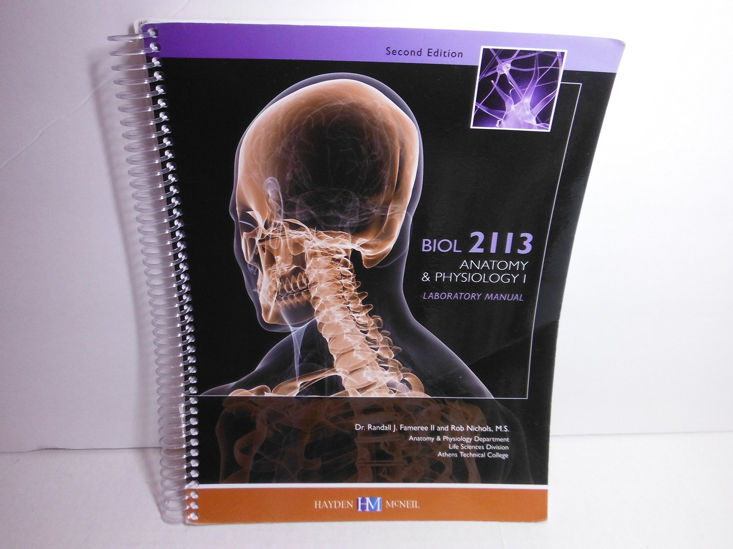 BIOL 2113 Anatomy & Physiology 1 Lab Manual Books
