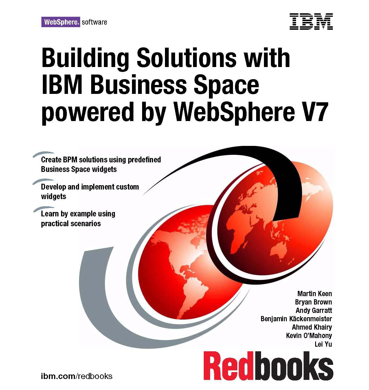 Building Solutions With IBM Business Space Powered by Websphere V7 Computer Science