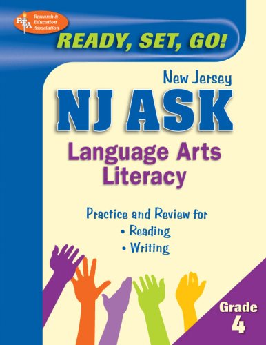 Ready, Set, Go! NJ Ask: Language Arts Literacy: Grade 4 (New Jersey Ask (Ready, Set, Go)) Learning & Reference
