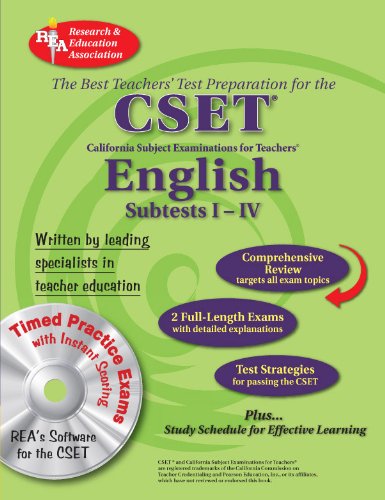 The Best Teachers' Test Prep for the CSET English Subtests I thru IV Business, Finance & Career