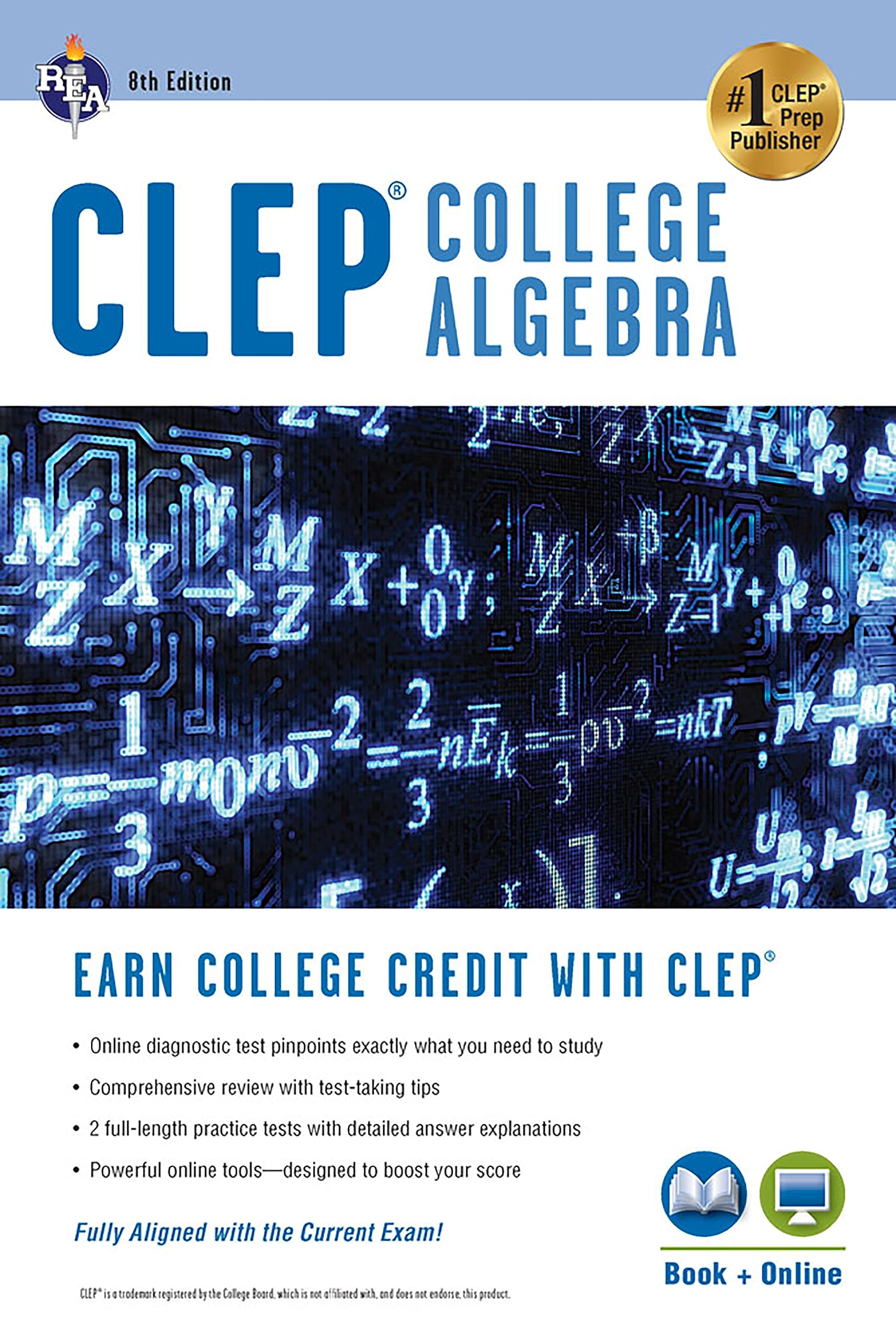 CLEP(R) College Algebra Book + Online (Clep Exams) Mathematics