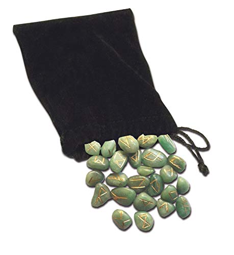 Green Aventurine Runes Religion & Esotericism