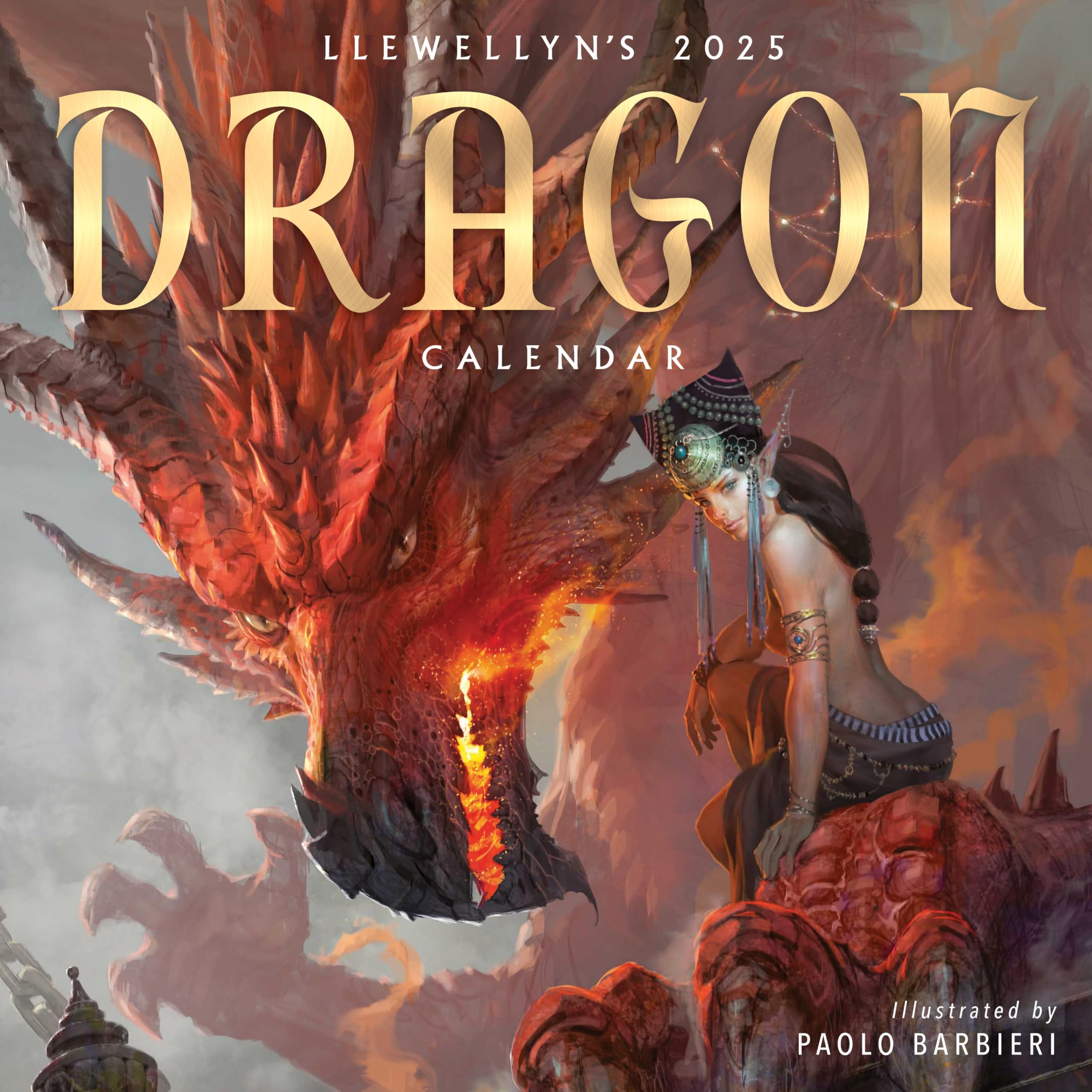 Llewellyn's 2025 Dragon Calendar Books