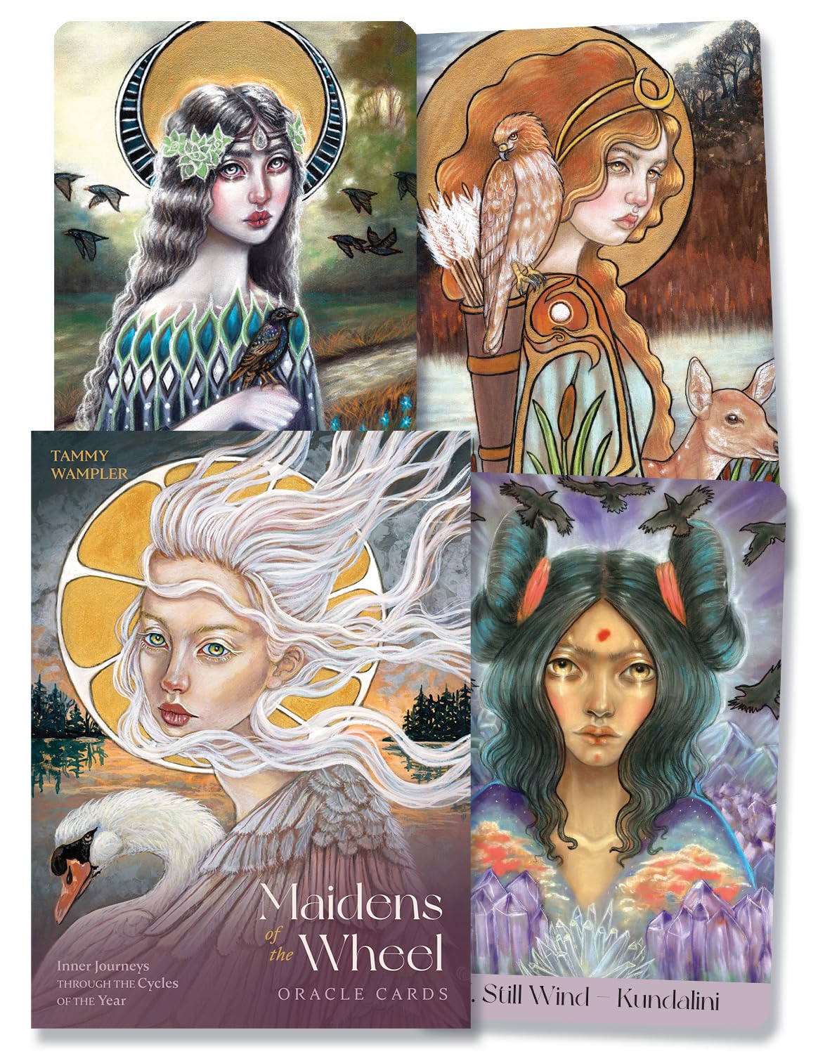 Maidens of the Wheel Oracle Cards: Inner Journeys Through the Cycles of the Year Religion & Esotericism