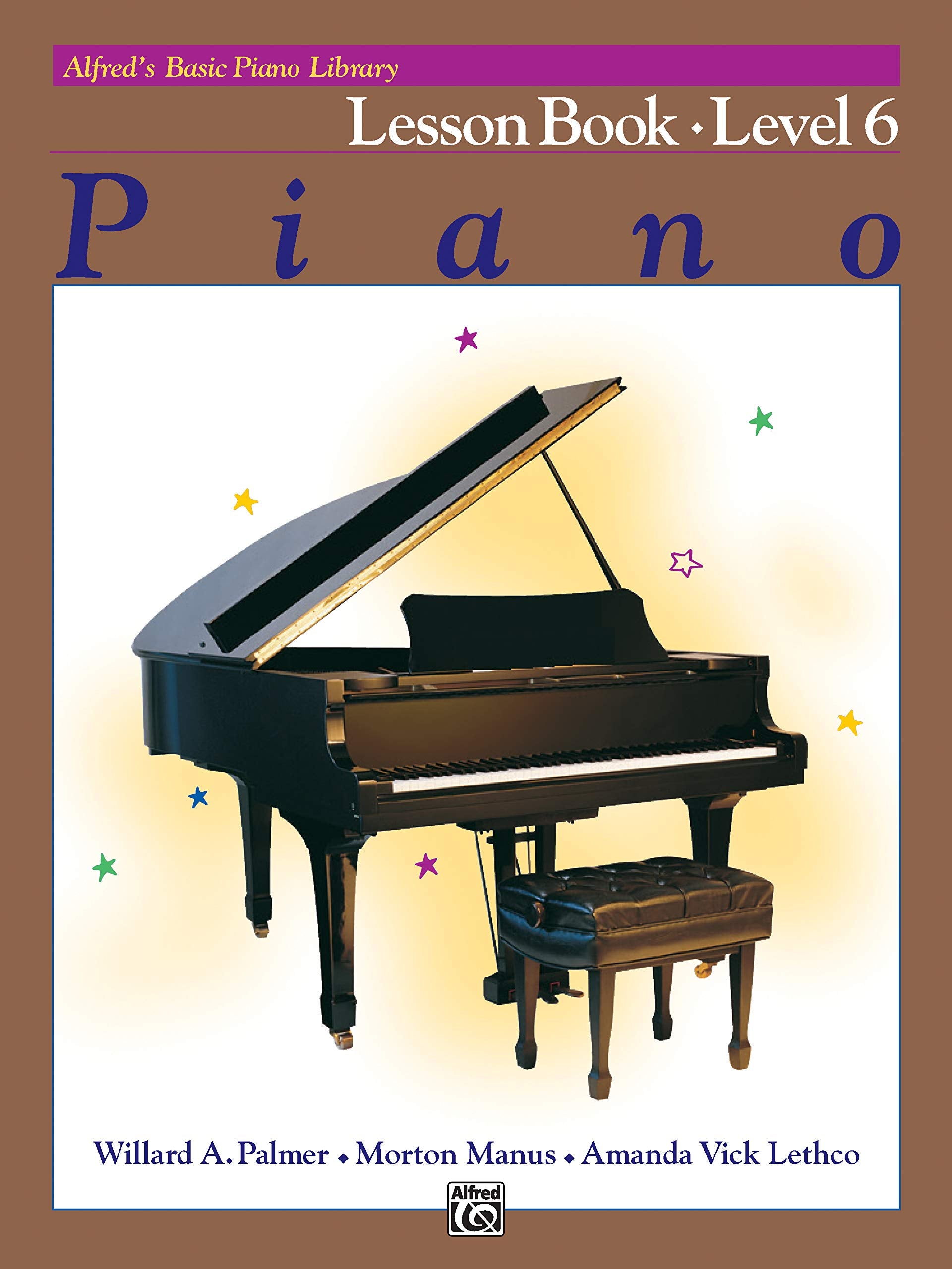 Alfred's Basic Piano Lesson Book 6 --- Piano - Palmer, Manus & Lethco --- Alfred Publishing book