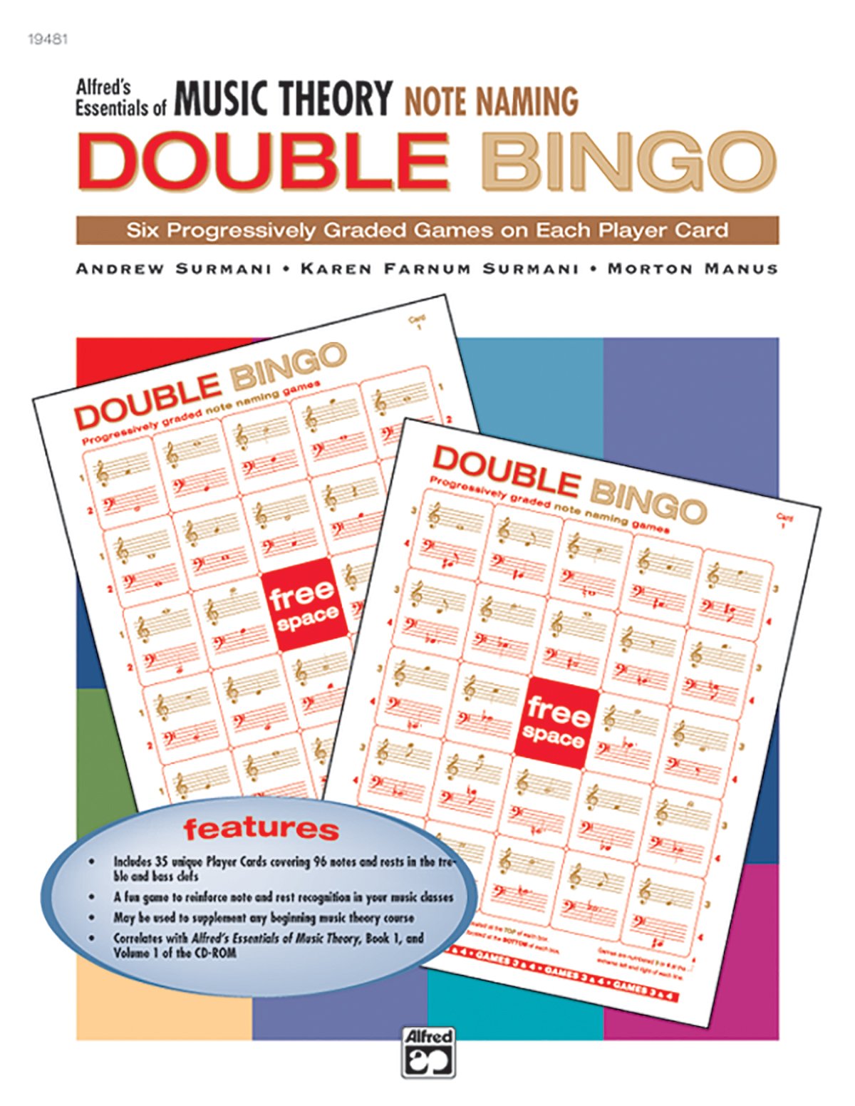Essentials of Music Theory: Note Naming Double Bingo: Six Progressively Graded Games on Each Player Card Social Sciences