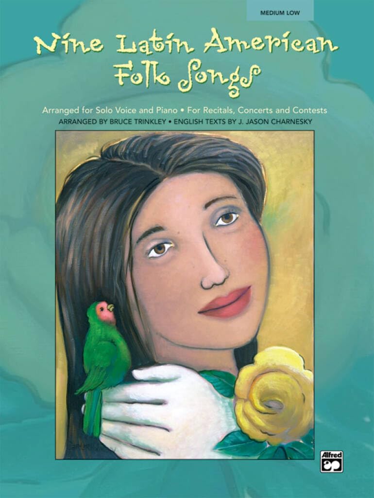 Nine Latin American Folk Songs: Medium Low Voice (Spanish, English Language Edition): Arranged for Solo Voice and Piano : For Recitals, Concerts and Contests : Medium Low Social Sciences
