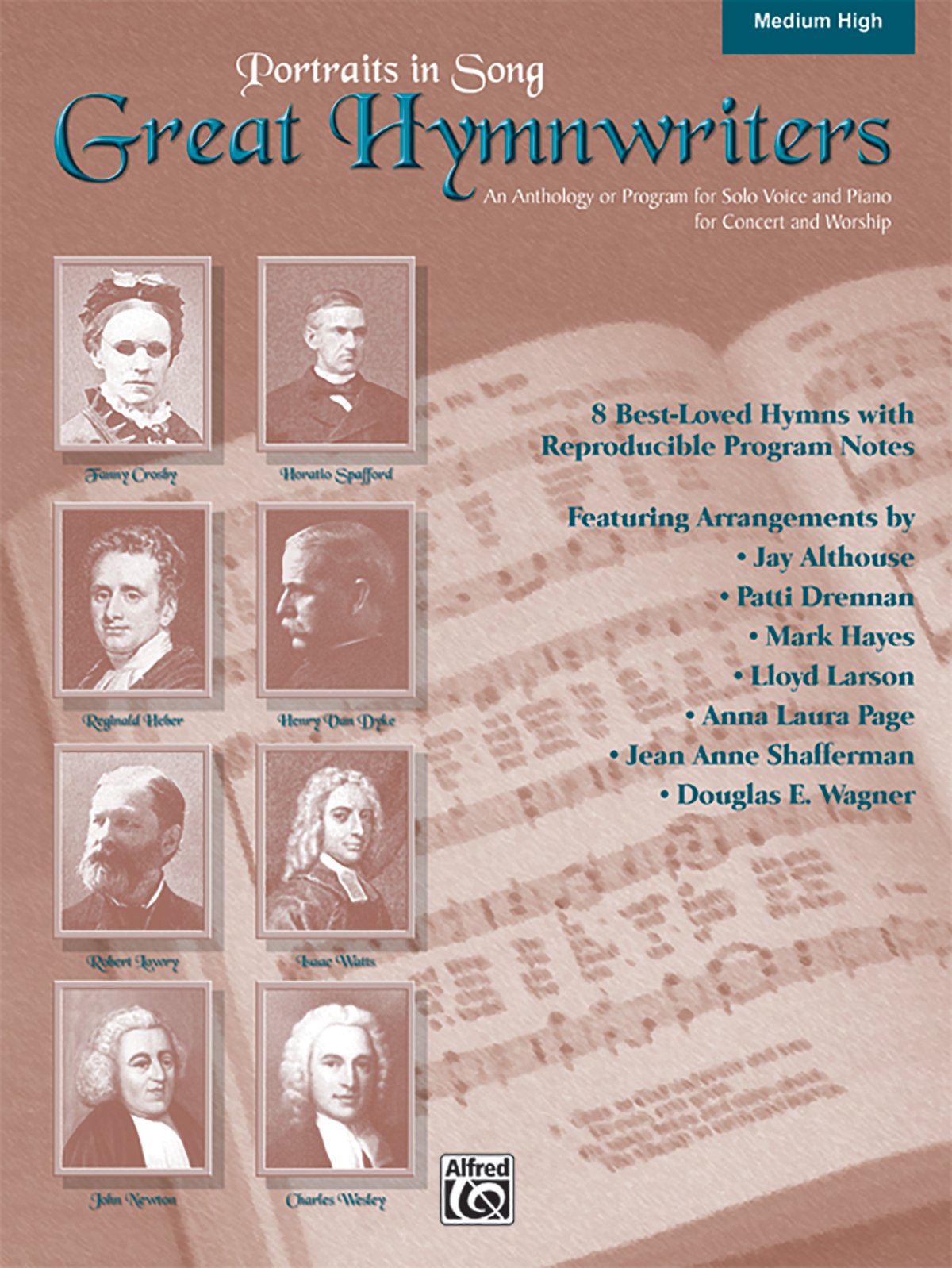 Great Hymnwriters (Portraits in Song): Medium High Voice, Book & CD: Book & Accompany/Performance Cd Social Sciences