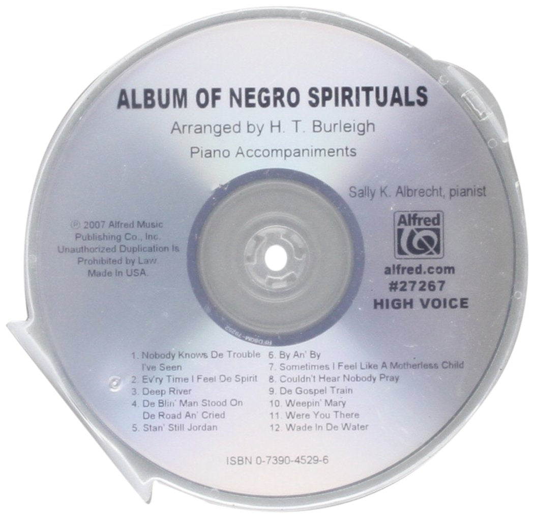 Album of Negro Spirituals: High Voice (CD) Books