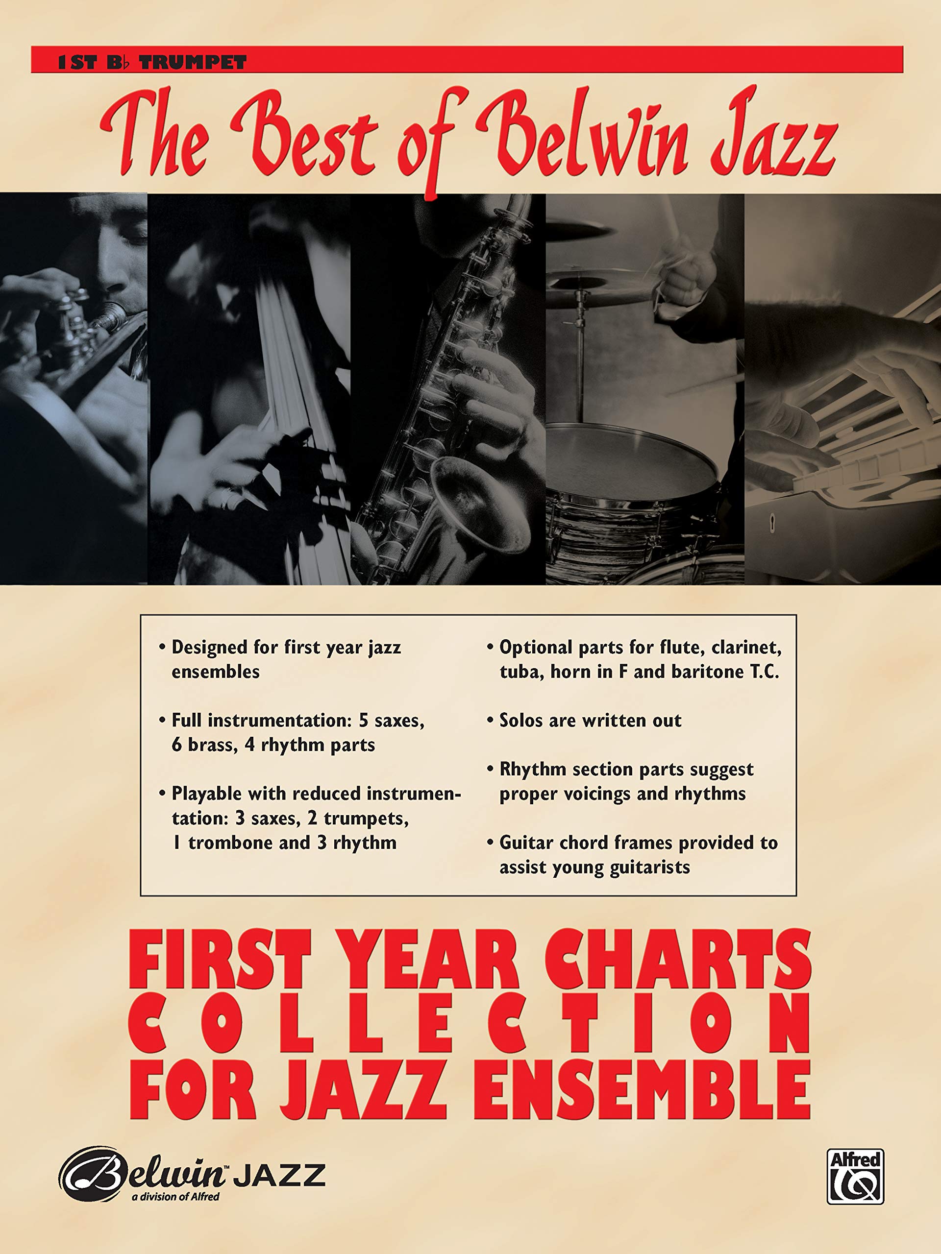 First Year Charts Collection for Jazz Ensemble: 1st B-Flat Trumpet Media & Communication
