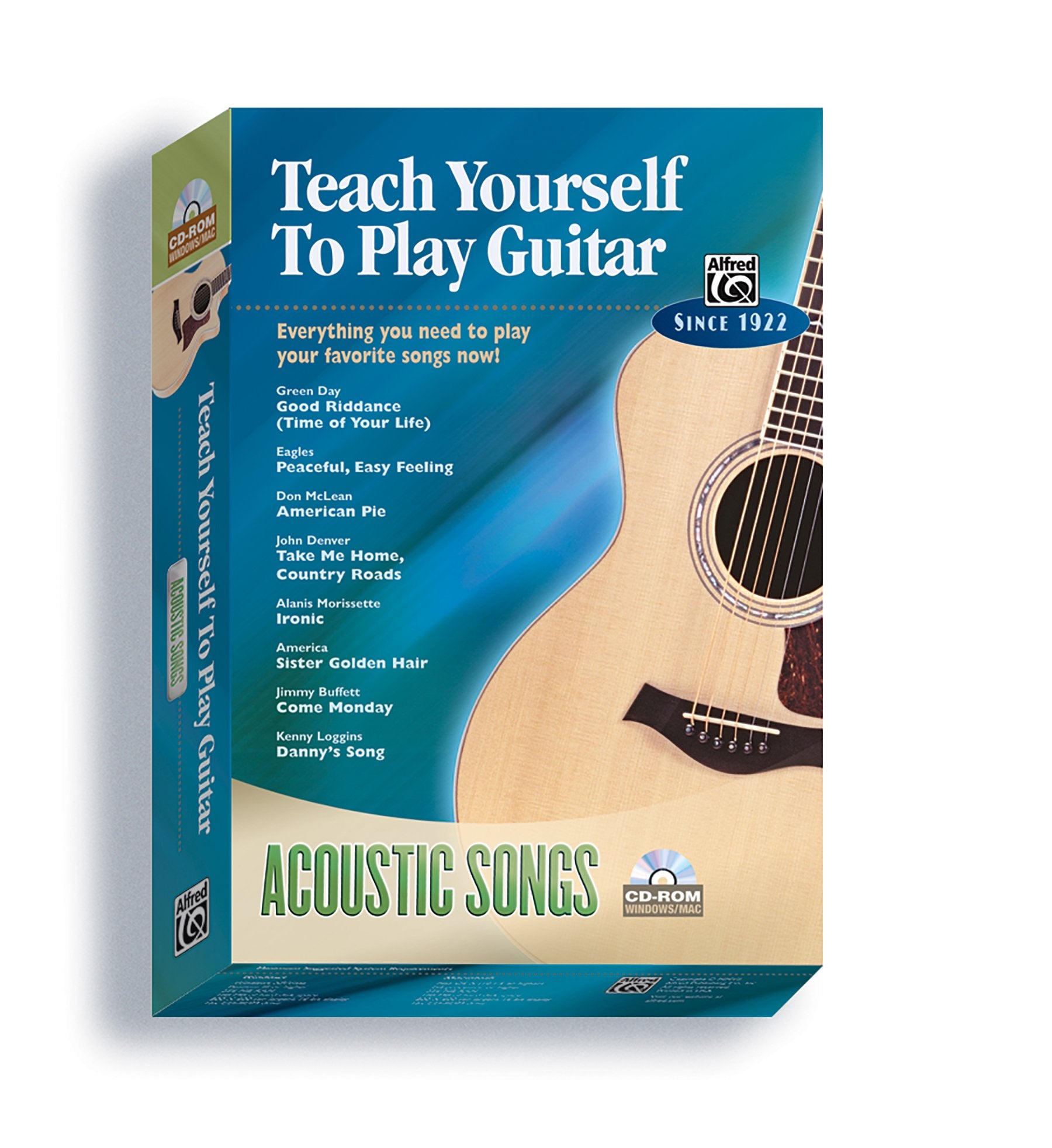 Teach Yourself to Play Guitar: Acoustic Songs Media & Communication