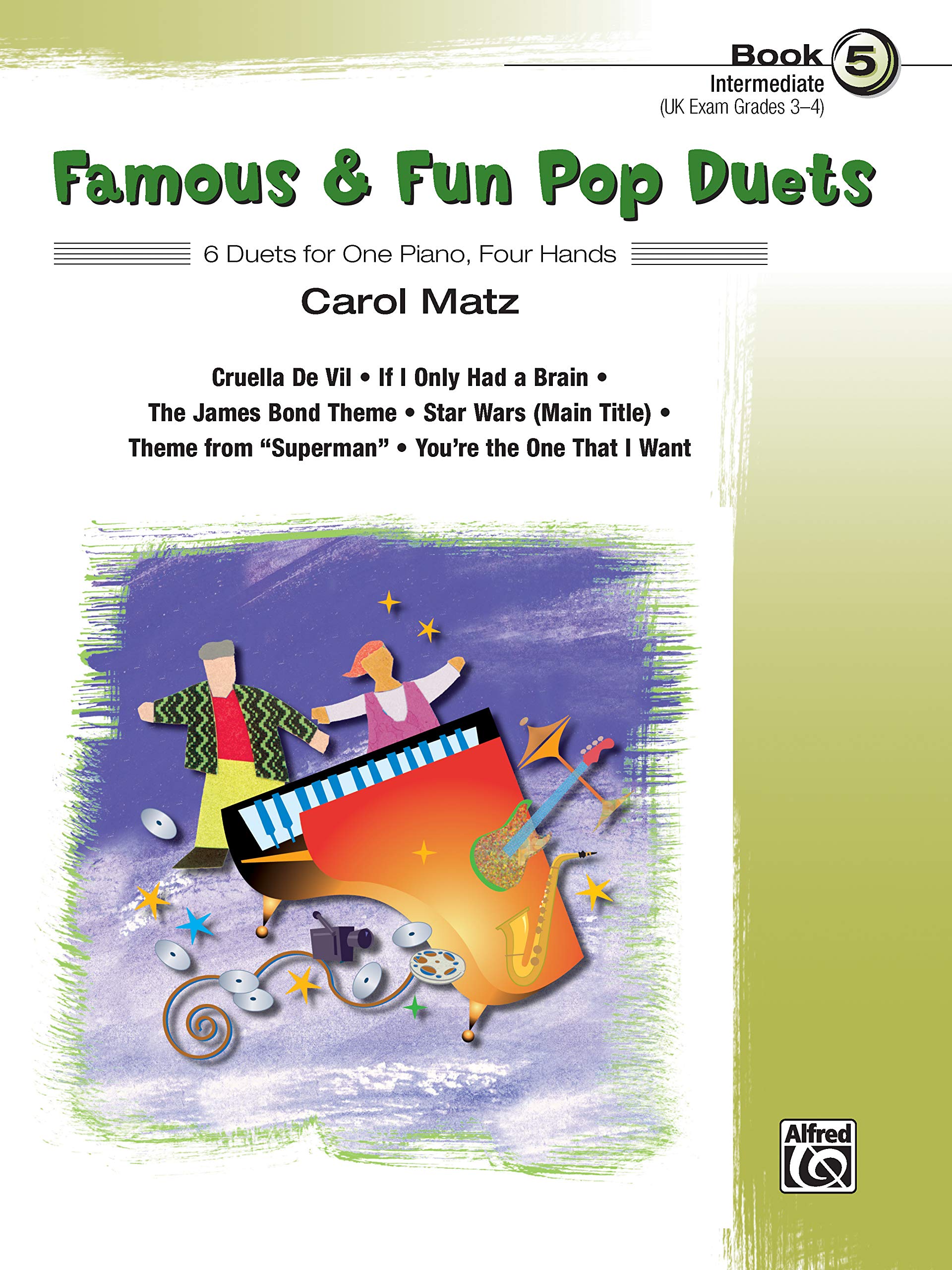 Famous & Fun Pop Duets: 6 Duets for One Piano, Four Hands Arts & Music