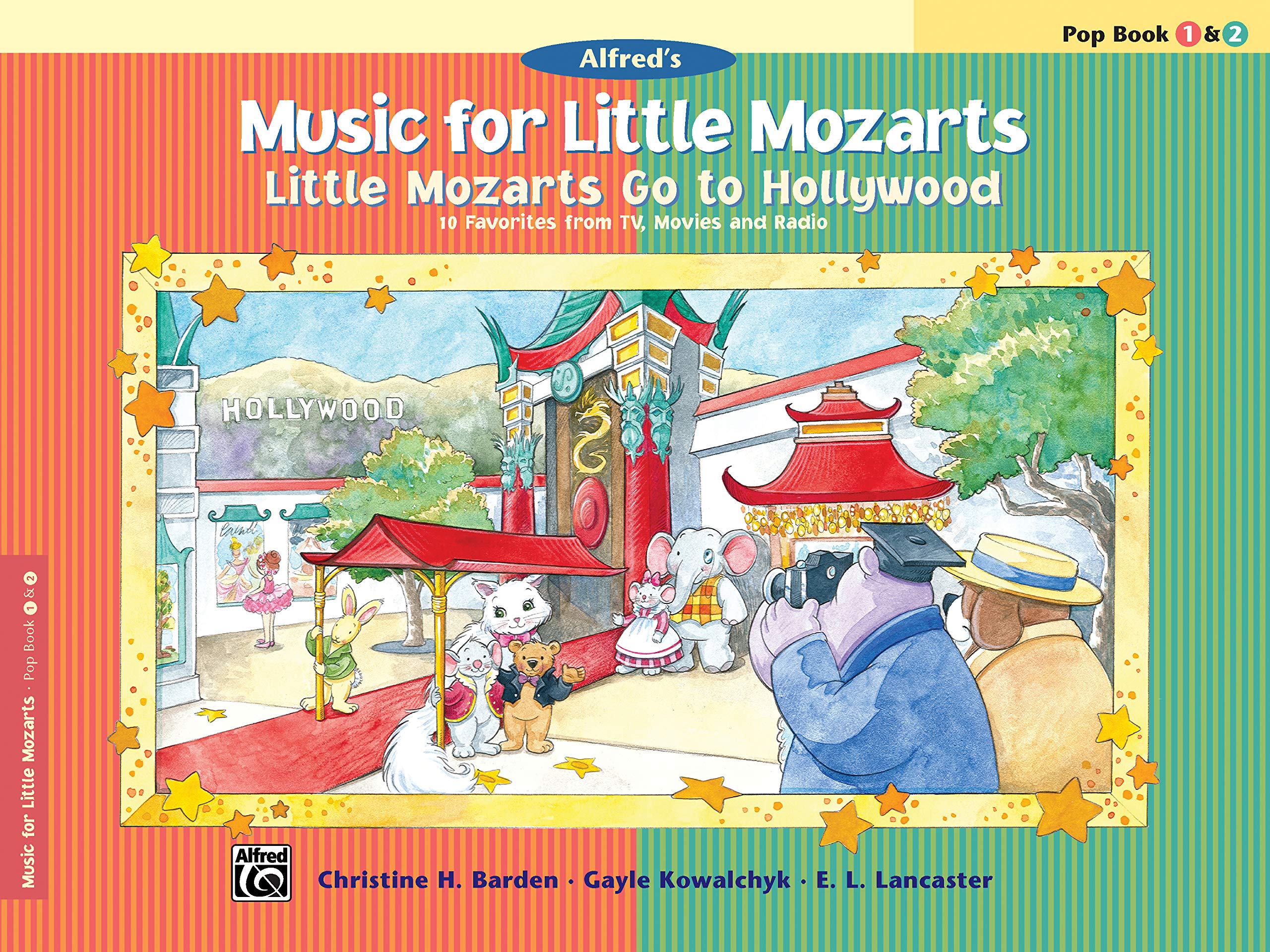 Music for Little Mozarts -- Little Mozarts Go to Hollywood, Bk 1-2: 10 Favorites from TV, Movies and Radio Social Sciences