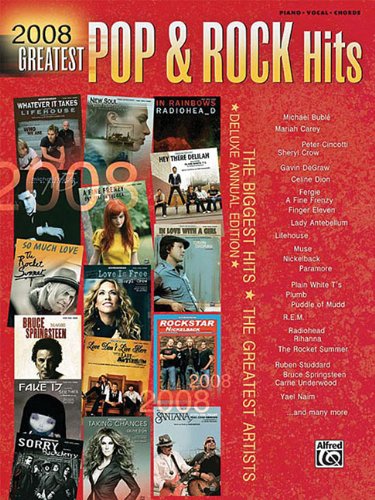 2008 Greatest Pop & Rock Hits: Piano/Vocal/Chords Social Sciences