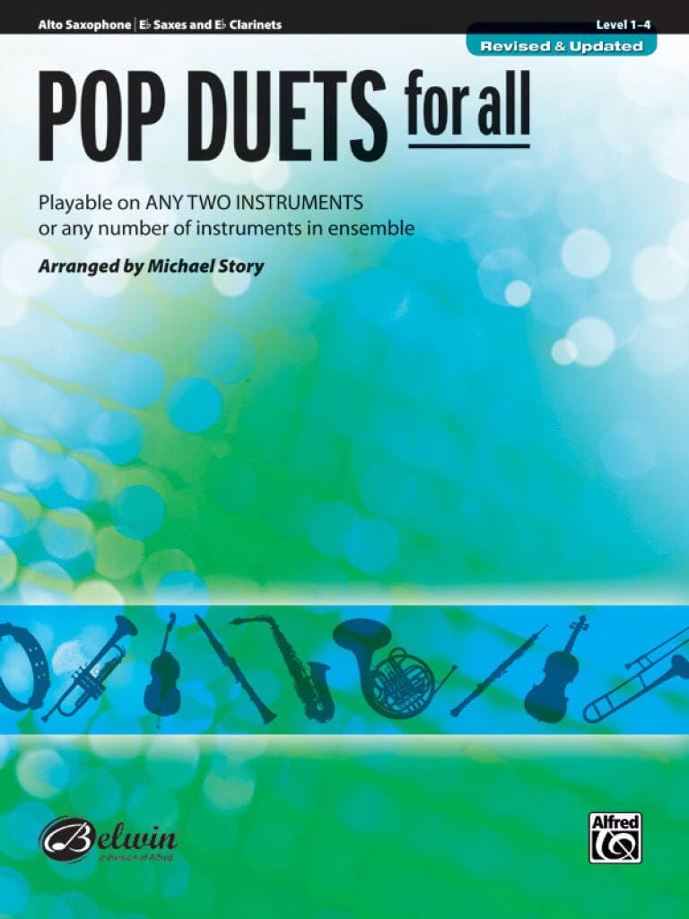 Pop Duets for All - Alto Saxophone (Eb Saxes and Eb Clarinets) book