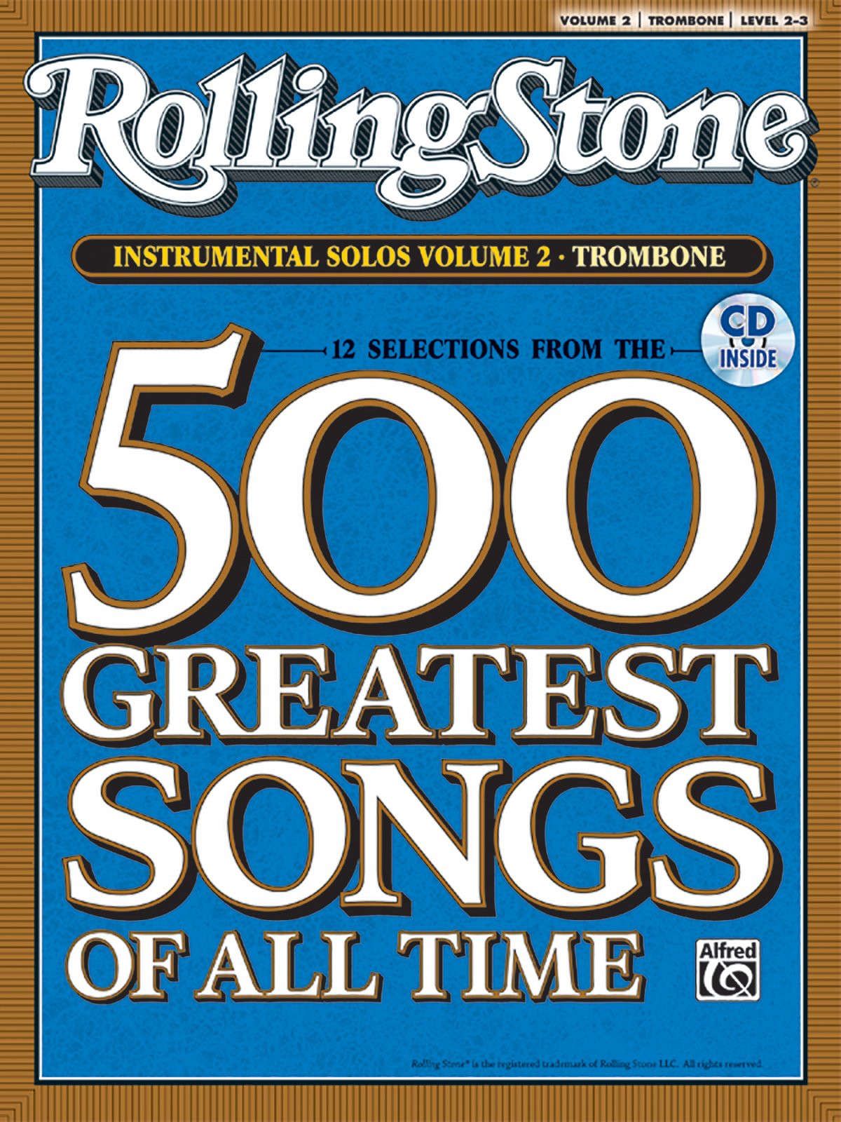 Selections from Rolling Stone Magazine's 500 Greatest Songs of All Time (Instrumental Solos), Vol 2: Trombone, Book & CD Sheet Music