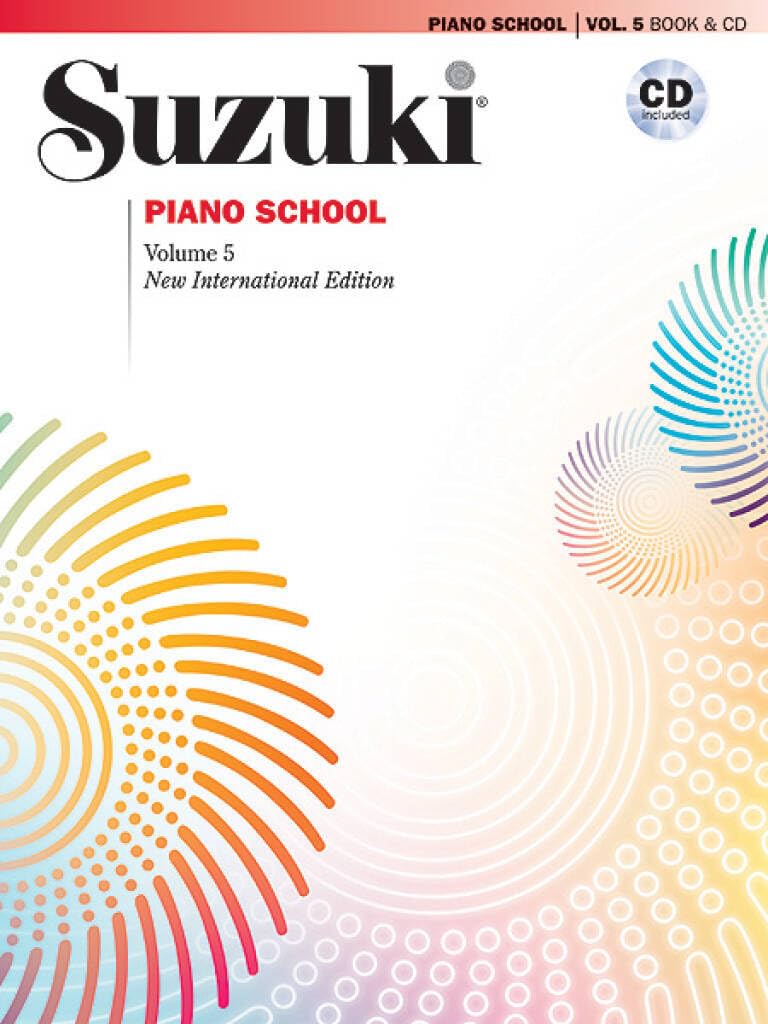 Suzuki Piano School New International Edition Piano Book and CD, Volume 5 book