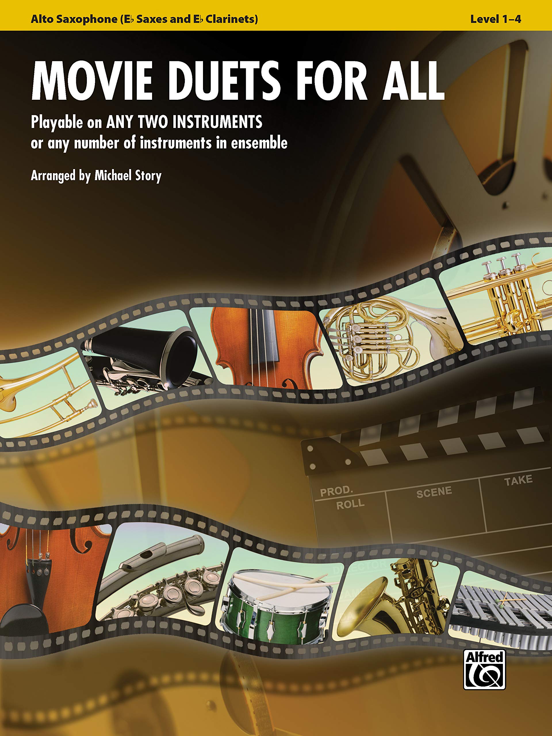 Movie Duets for All - Alto Saxophone (Eb Saxes and Eb Clarinets) Sheet Music