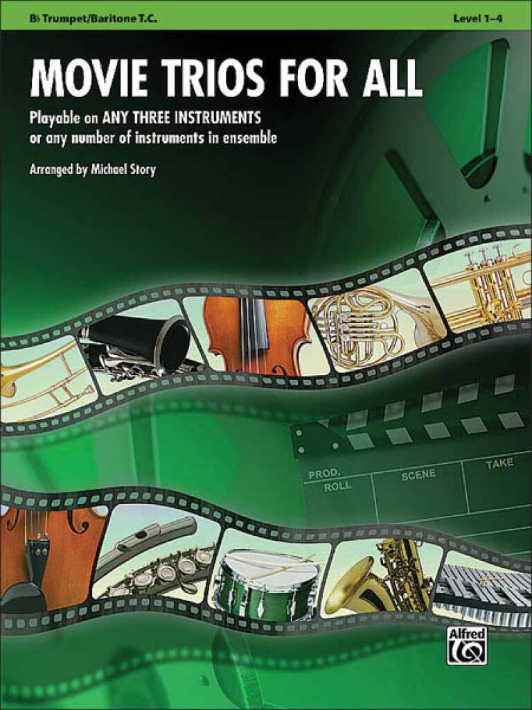 Movie Trios for All - Bb Trumpet / Baritone T.C. book