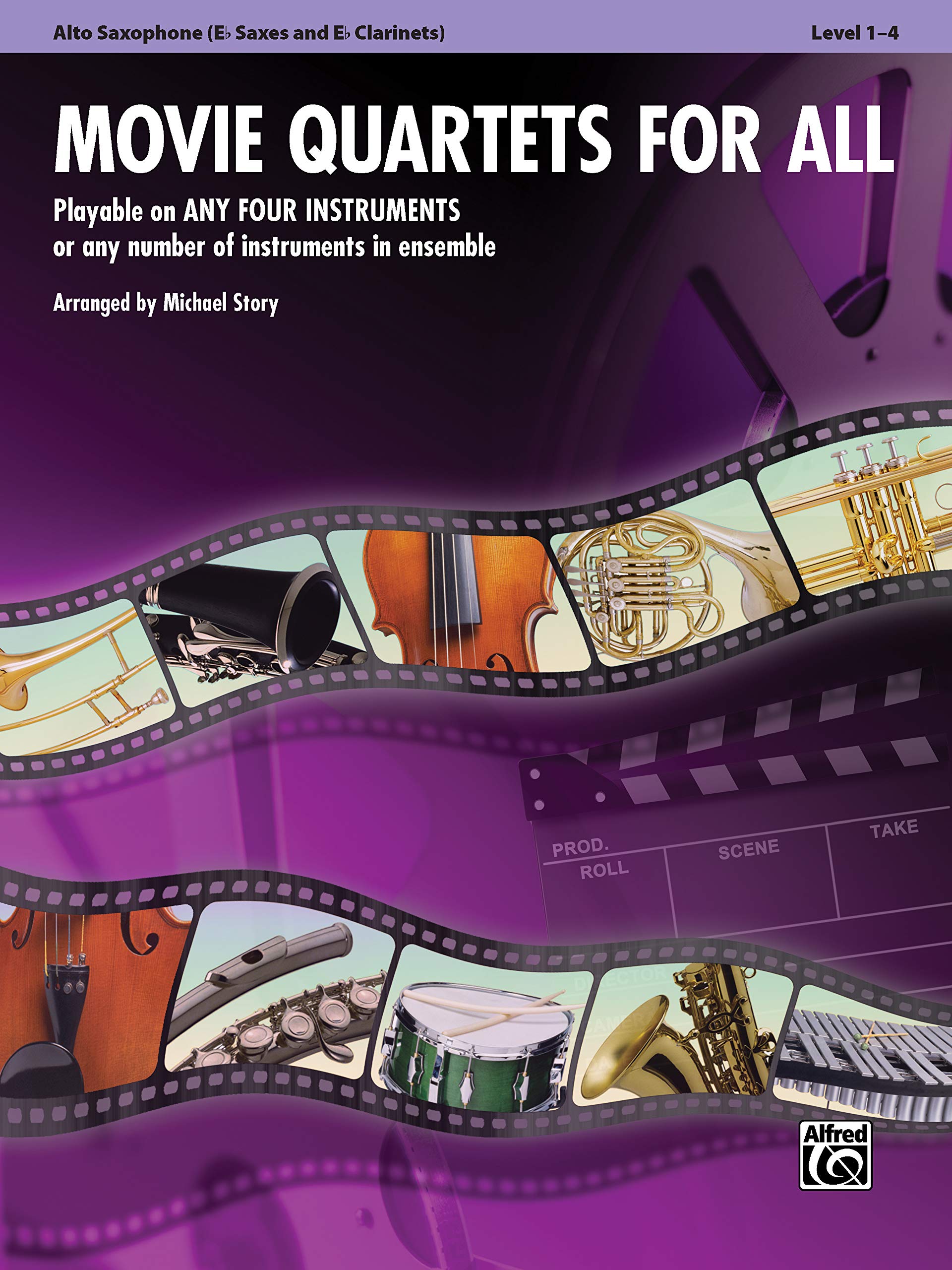 Movie Quartets for All - Alto Saxophone (Eb Saxes and Eb Clarinets) Social Sciences