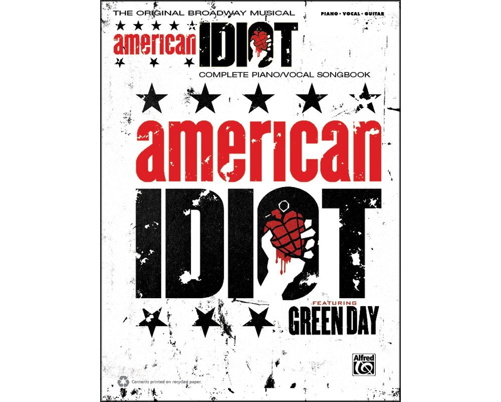 Green Day -- American Idiot, the Musical: Piano/Vocal/Guitar Sheet Music