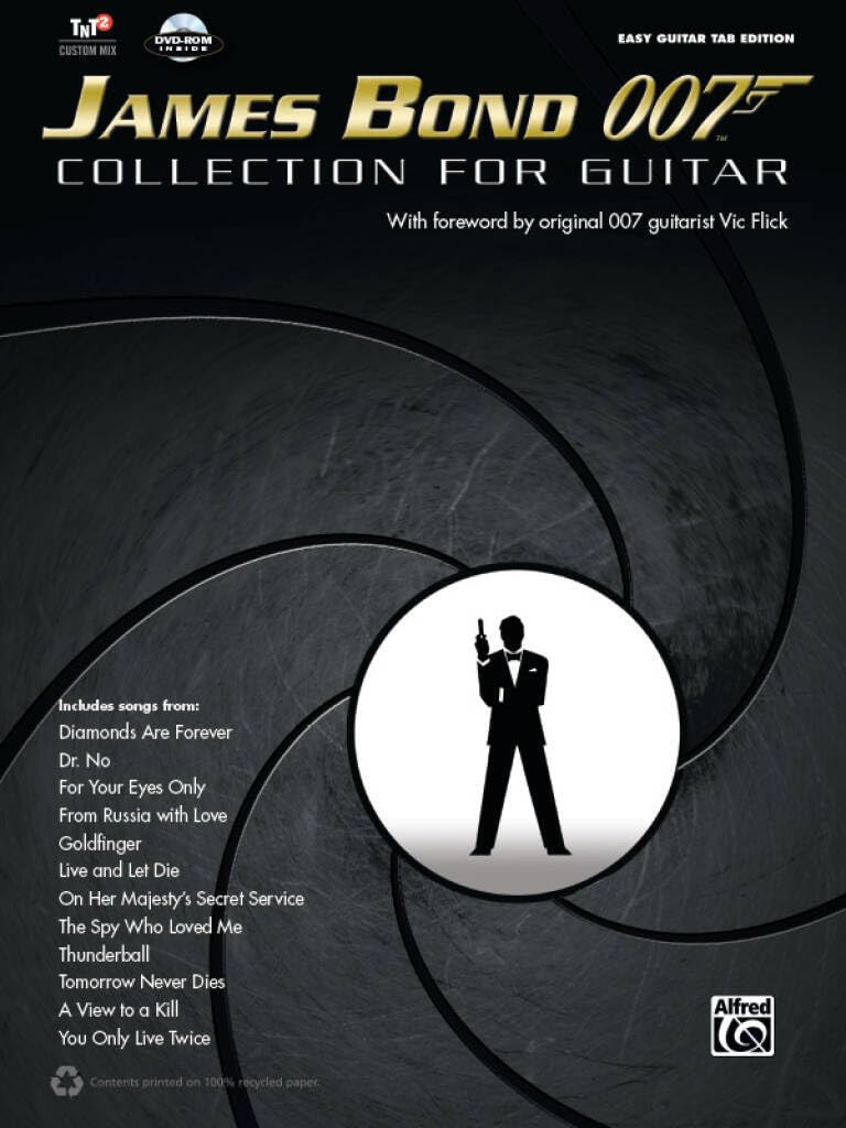 James Bond 007: Collection for Guitar: (incl. DVD) (Easy Guitar Tab Editions) Sheet Music