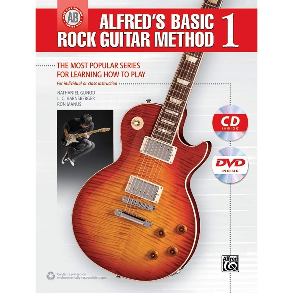 Alfred's Basic Rock Guitar 1 | Gitarre | Buch, CD & DVD: The Most Popular Series for Learning How to Play (Alfred's Basic Guitar Library, Band 1) Sheet Music