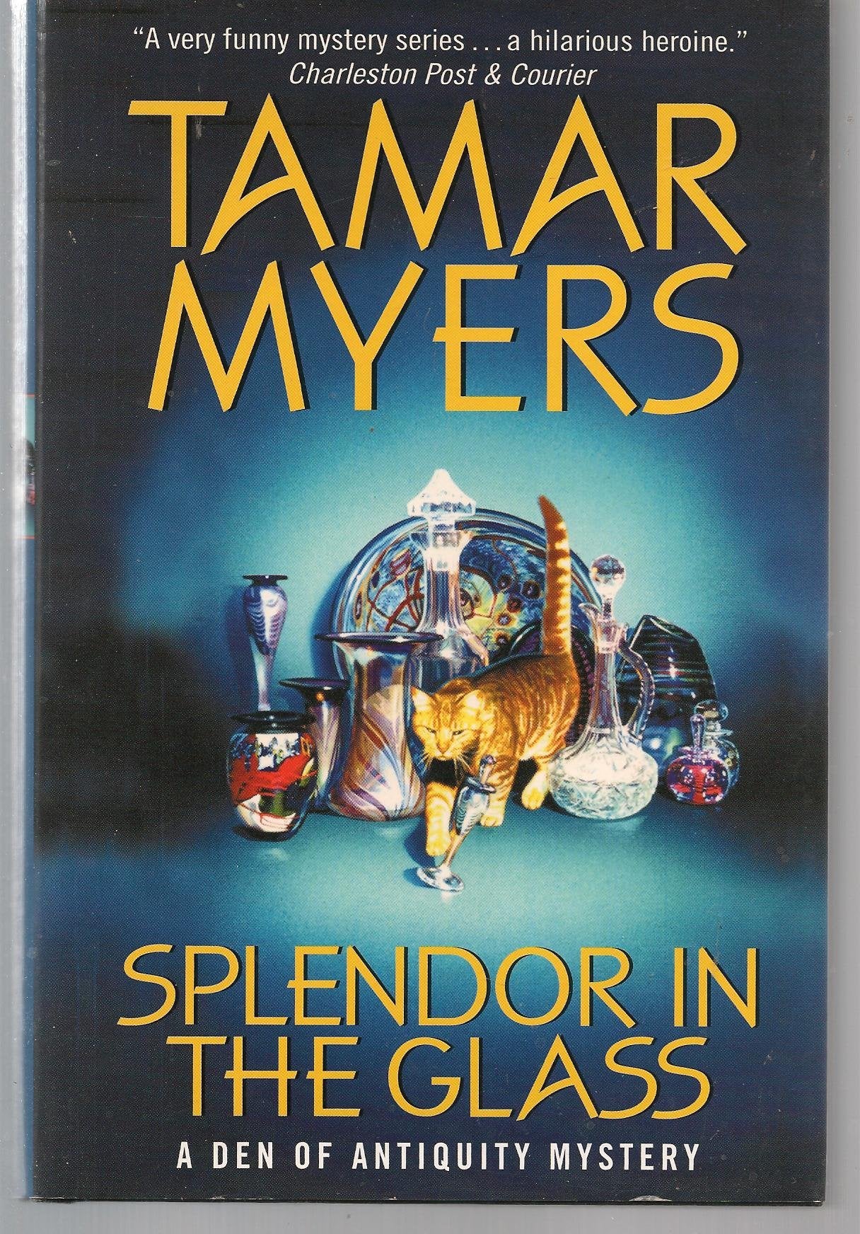 Splendor In The Glass - Den Of Antiquity Mystery - Book Club Edition [Hardcov... Books