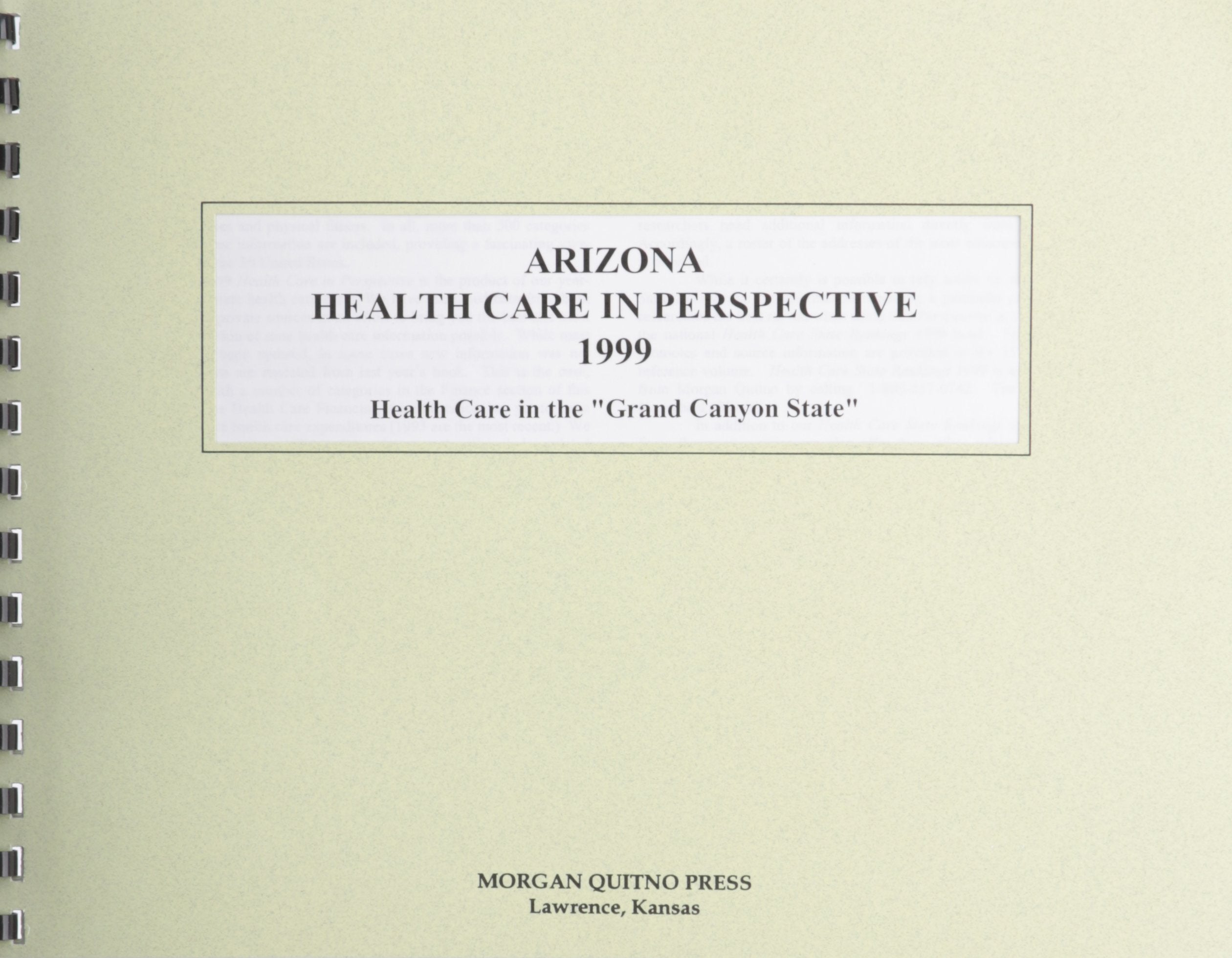 Product Image: Arizona Health Care Perspective
