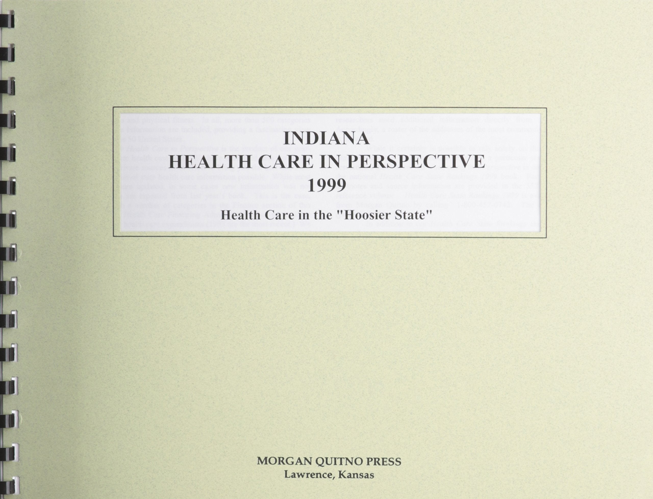 Indiana Health Care Perspective, 1999 Health, Nutrition & Fitness