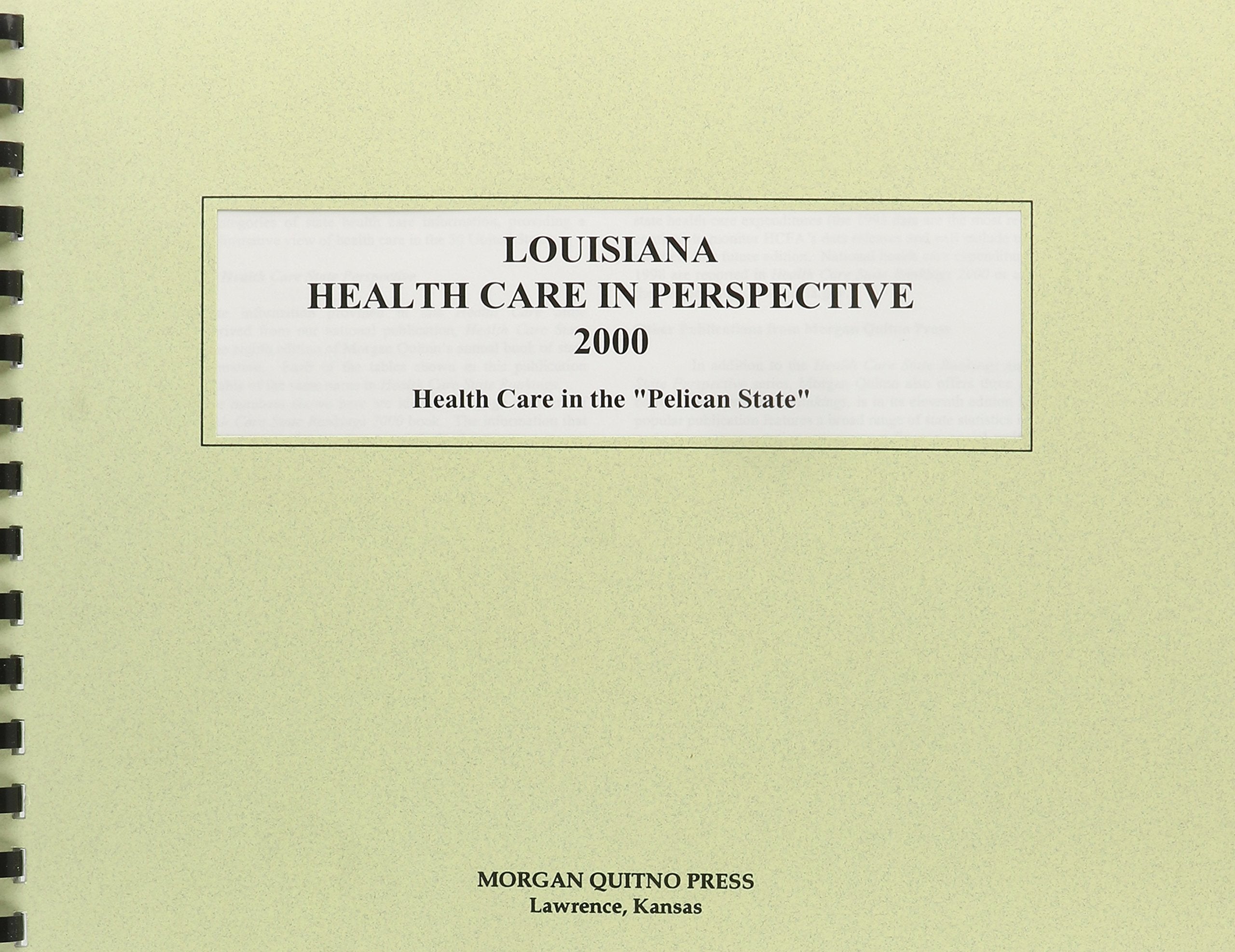Product Image: Louisiana Health Care Perspective 2000