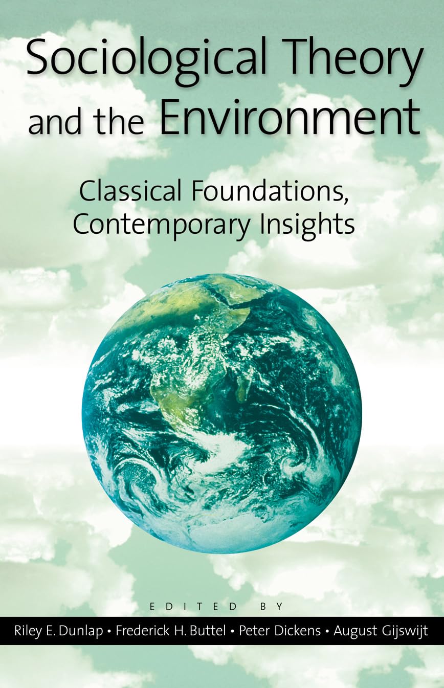 Product Image: Sociological Theory and the Environment