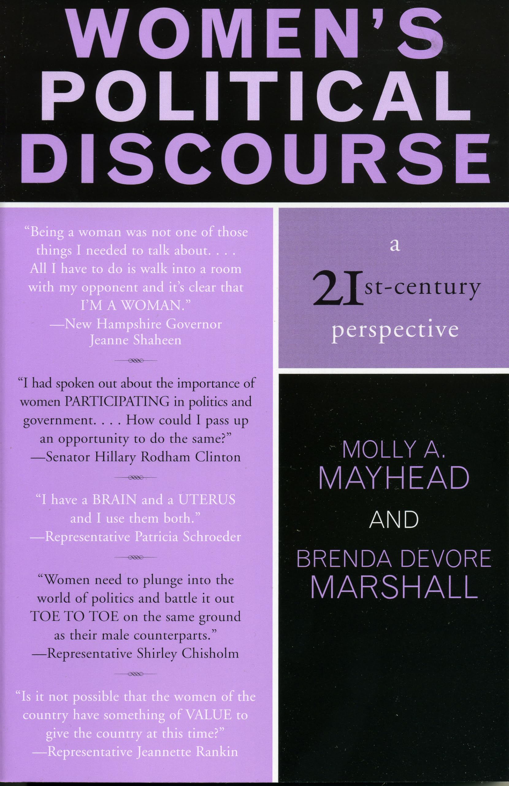 Women's Political Discourse: A 21st-Century Perspective (Communication, Media, And Politics) Politics & History