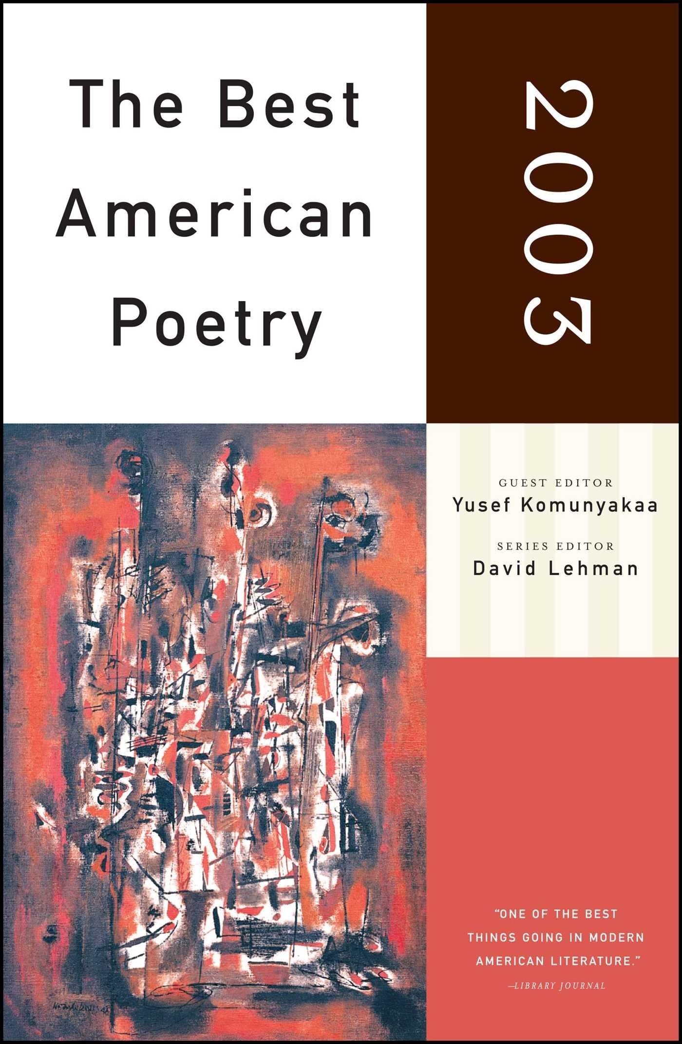 The Best American Poetry 2003: Series Editor David Lehman Poetry
