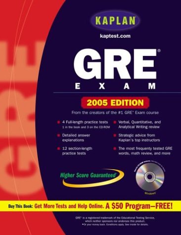 Kaplan GRE Exam 2005: with Cd-Rom Learning & Reference