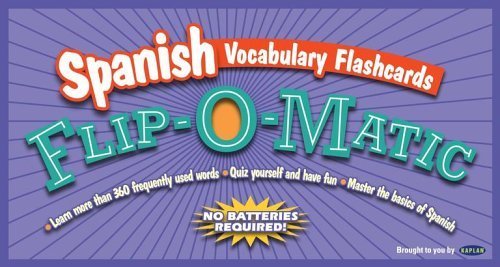 Kaplan Spanish Vocabulary Flashcards (Flip-o-Matic S.) Foreign Languages ​​& Dictionaries