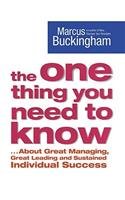 The One Thing You Need to Know: ... About Great Managing, Great Leading and Sustained Individual Success Law