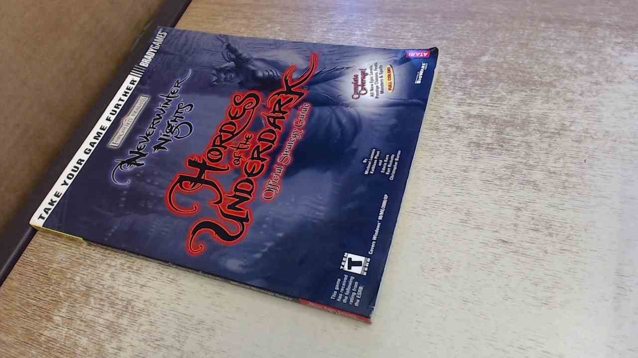 Neverwinter Nights: Hordes of the Underdark : Official Strategy Guide book