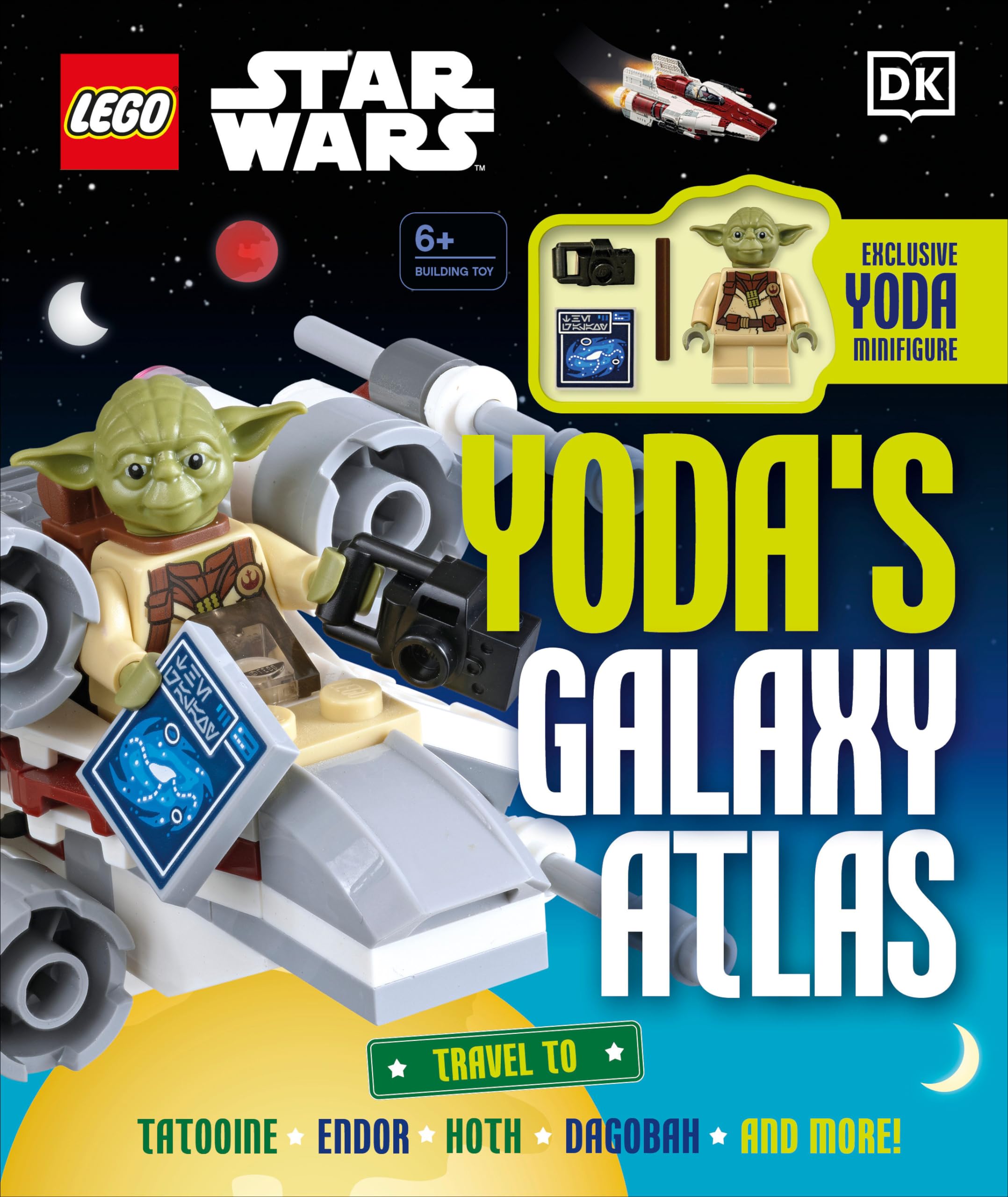 LEGO Star Wars Yoda's Galaxy Atlas: With Exclusive Yoda LEGO Minifigure Manga