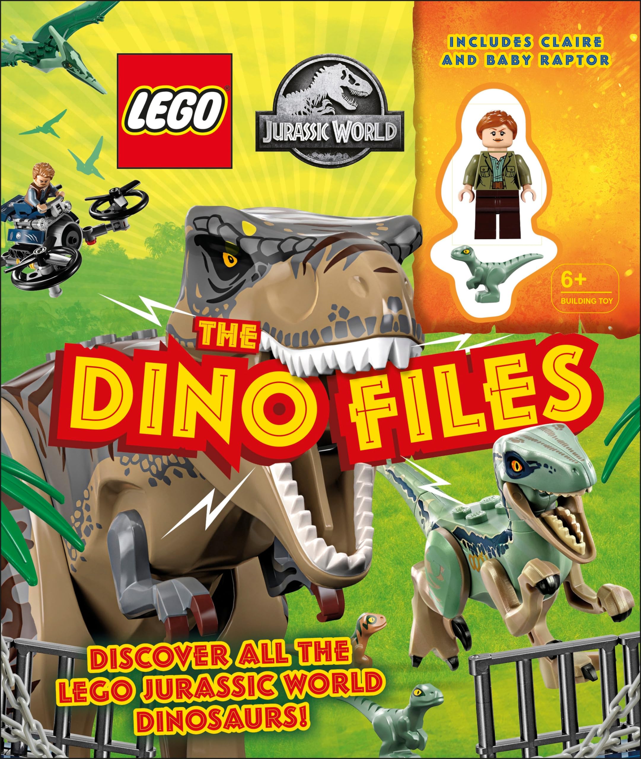LEGO Jurassic World The Dino Files: with LEGO Jurassic World Claire Minifigure and Baby Raptor! Novels & Short Stories