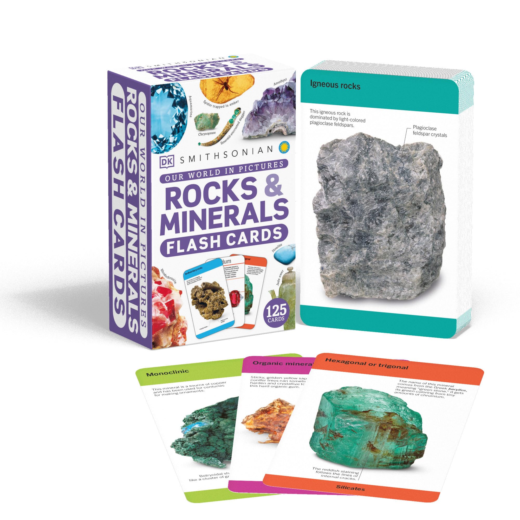 Our World in Pictures Rocks and Minerals Flash Cards (DK Our World in Pictures) Study Guides