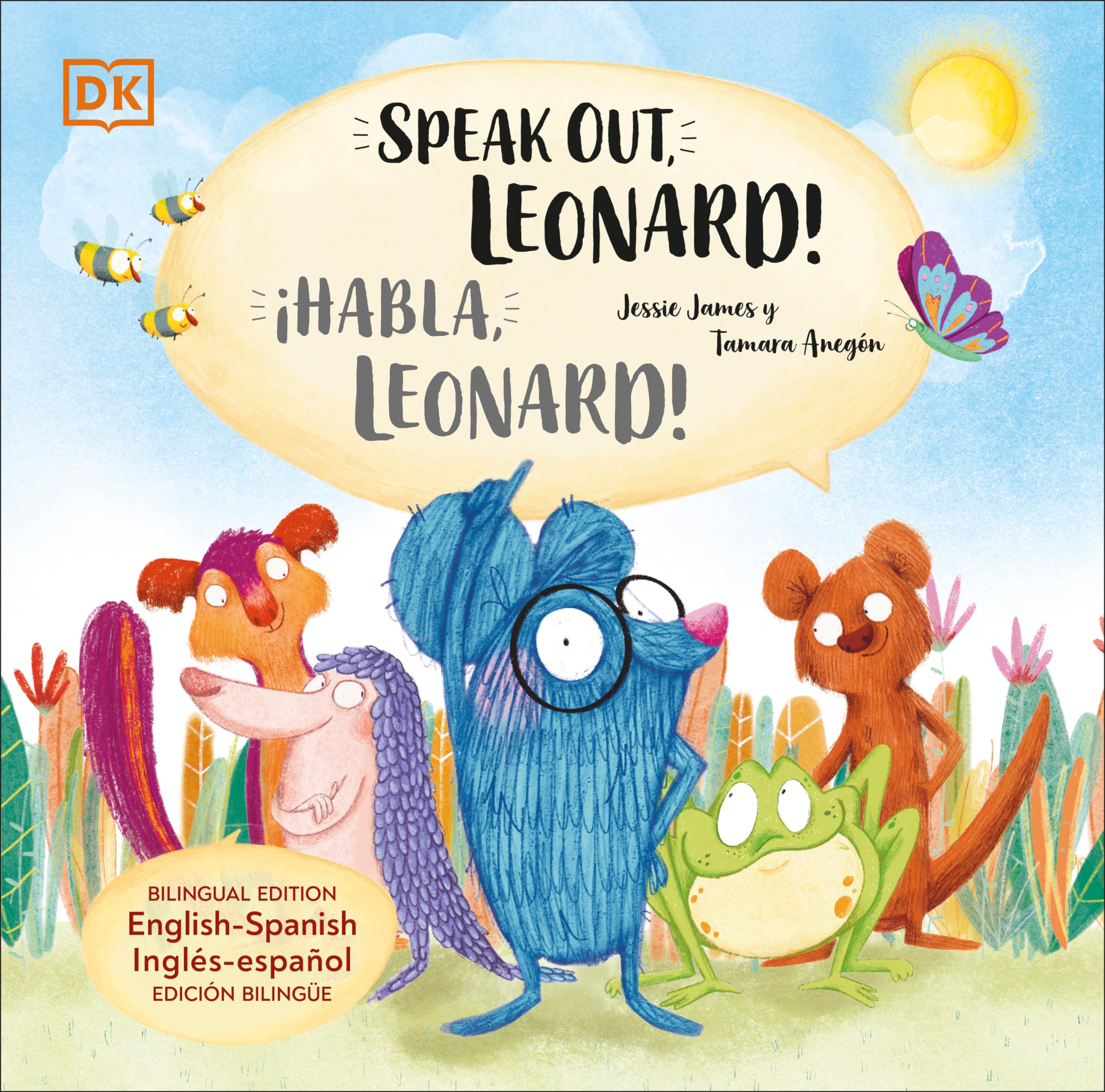 Speak Out, Leonard!: Bilingual edition English-Spanish (Look! It's Leonard!) Parents & Children