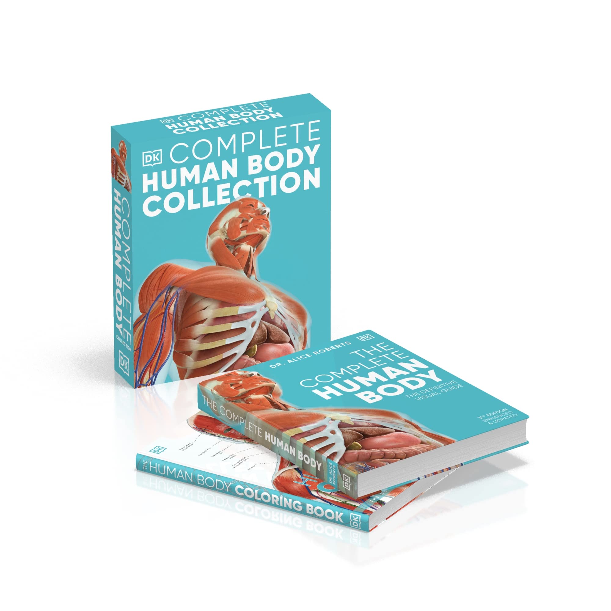 The Complete Human Body Collection: 2-Book Box Set - Human Body Reference Guide and Anatomy Coloring Book (DK Human Body Guides) Medicine