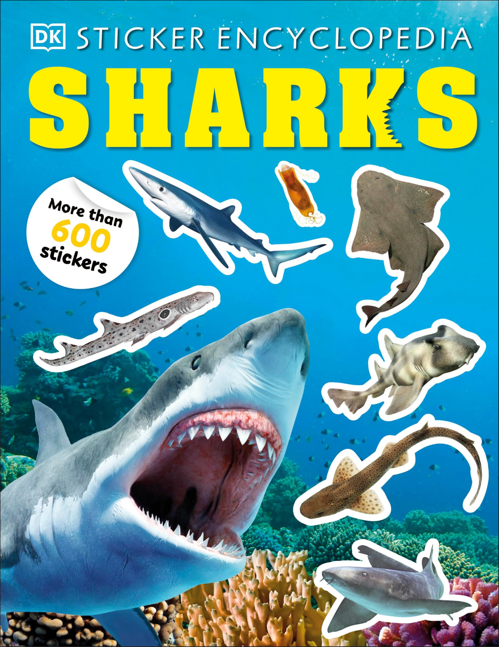 Sticker Encyclopedia Sharks: More Than 600 Stickers Tiptoi & Games
