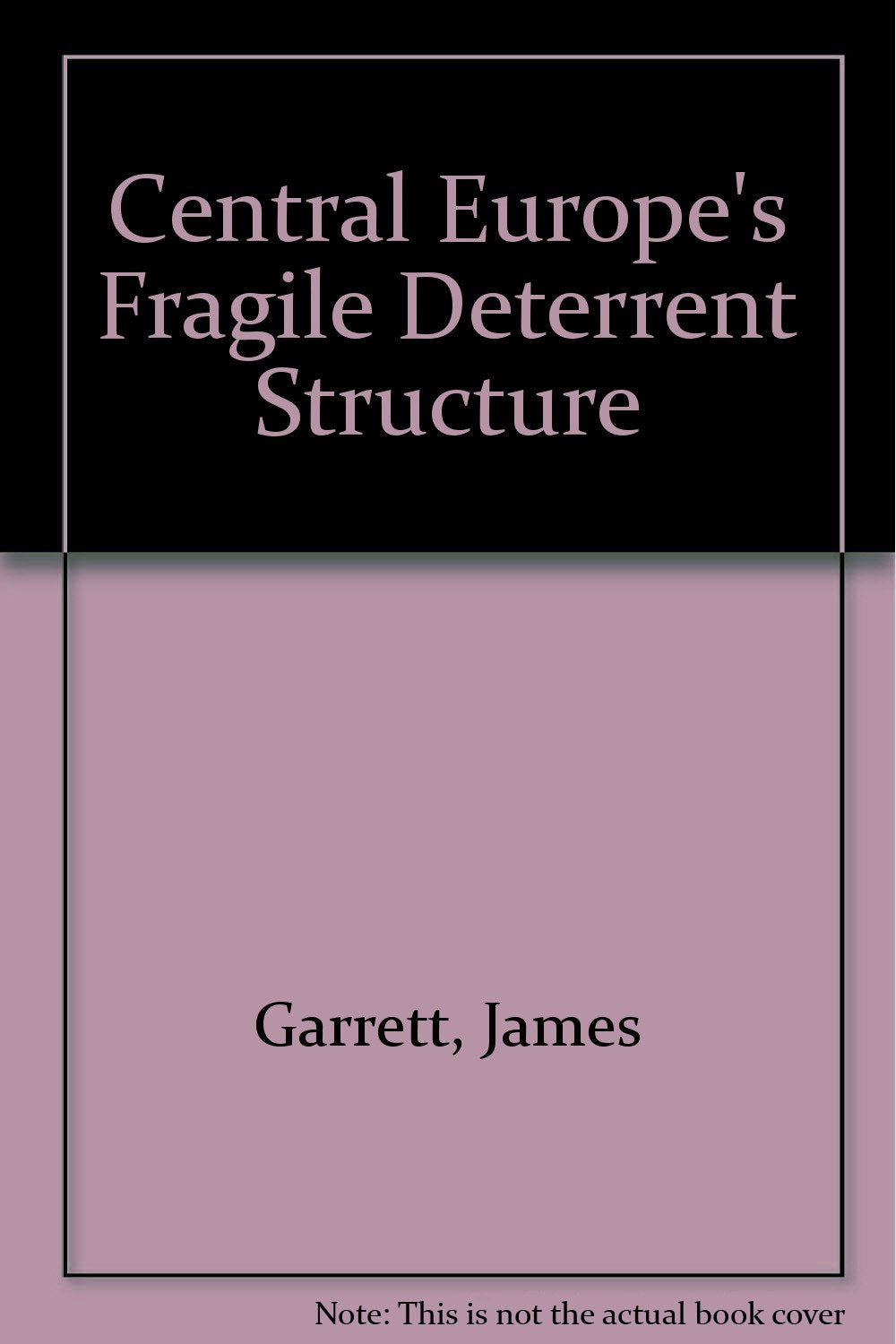 Product Image: Central Europe's Fragile Deterrent Structure