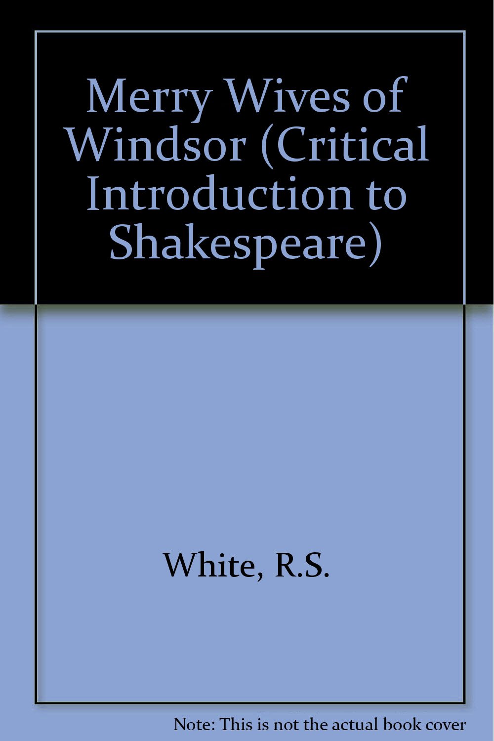 "Merry Wives of Windsor" (Critical Introduction to Shakespeare S.) Books